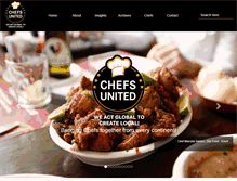 Tablet Screenshot of chefsunited.info